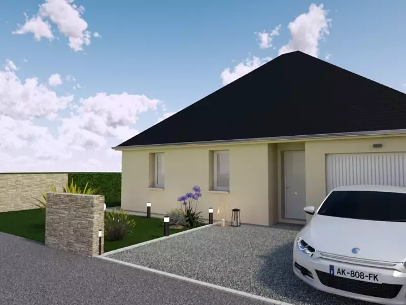Maison neuve, 80 m² - La Croix-en-Touraine (37150)
