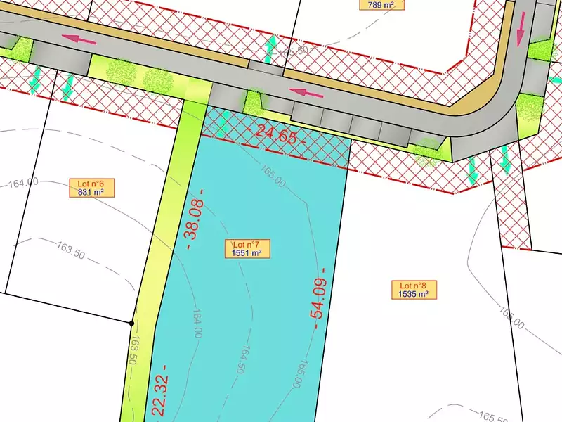 Terrain à bâtir, 966 m² - Marsac-sur-l'Isle (24430)