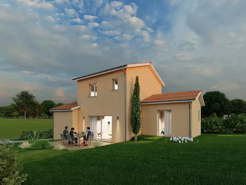 Maison neuve, 90 m² - Châtillon-sur-Chalaronne (01400)
