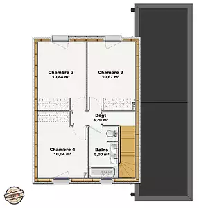 Maison neuve, 97 m²