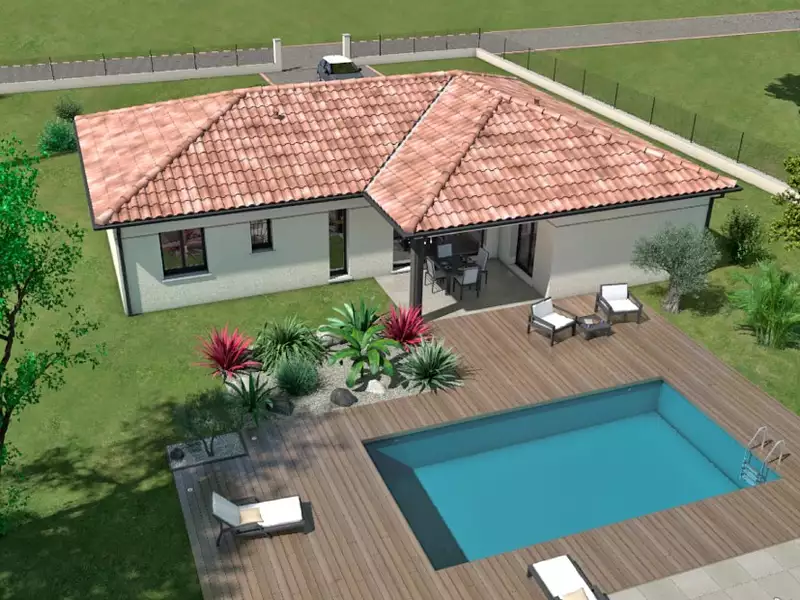 Maison neuve, 112 m² - Buzet-sur-Tarn (31660)
