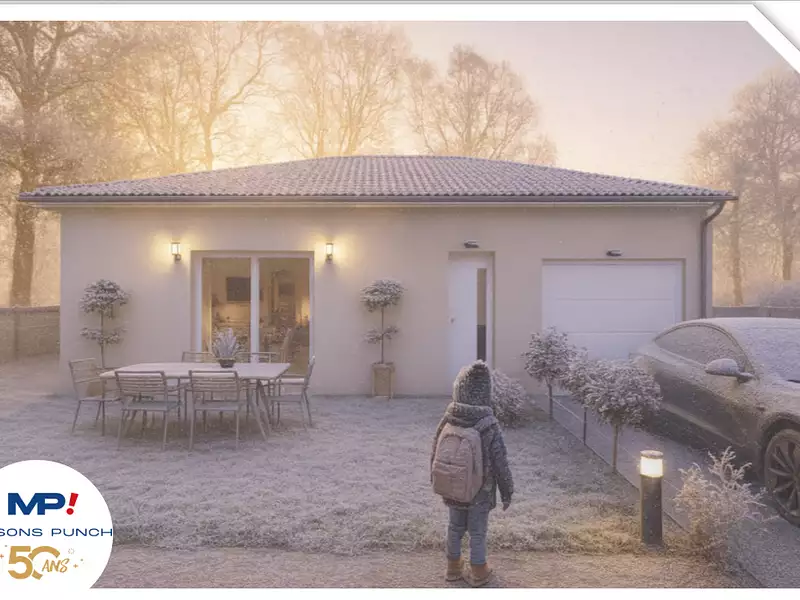 Maison neuve, 90 m² - Beaupont (01270)