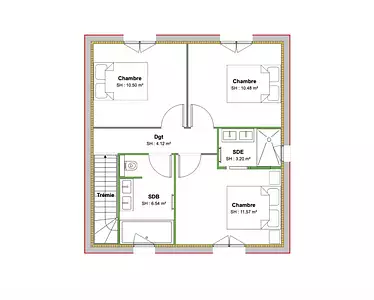 Maison neuve, 95 m²