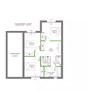 Maison neuve, 130 m²