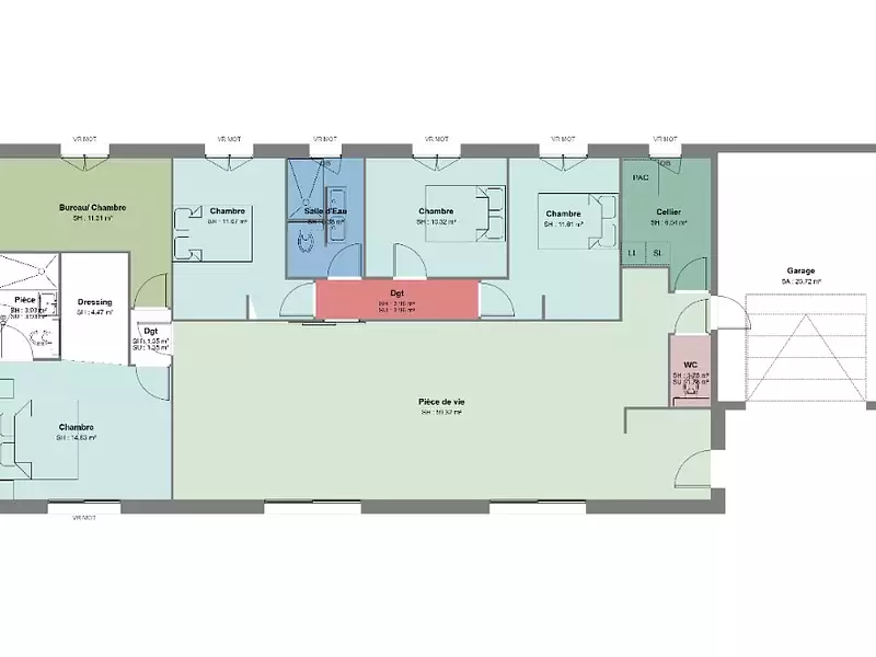 Maison neuve, 145 m² - Sainte-Gemme (36500)