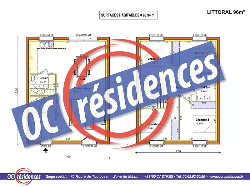 Maison neuve, 95 m² - Pins-Justaret (31860)