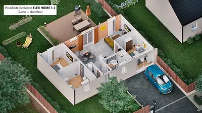 Maison neuve, 48,49 m²