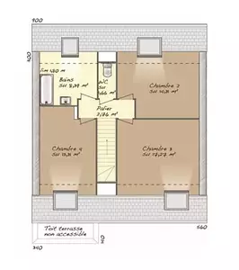 Maison neuve, 113 m²