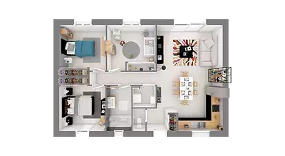 Maison neuve, 79 m²