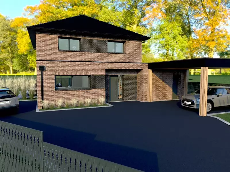 Maison neuve, 145 m² - Wambaix (59400)