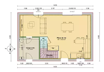 Maison neuve, 80 m²