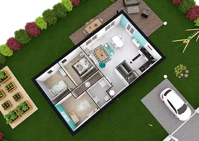 Maison neuve, 80 m²