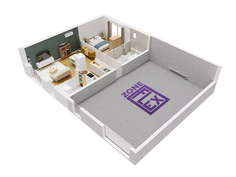 Maison neuve, 50 m² - Saint-Marcel (71380)