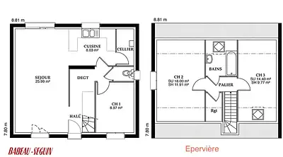 Maison neuve, 100 m²