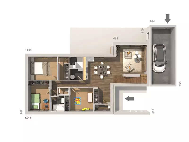 Maison neuve, 115 m² - Ornaisons (11200)