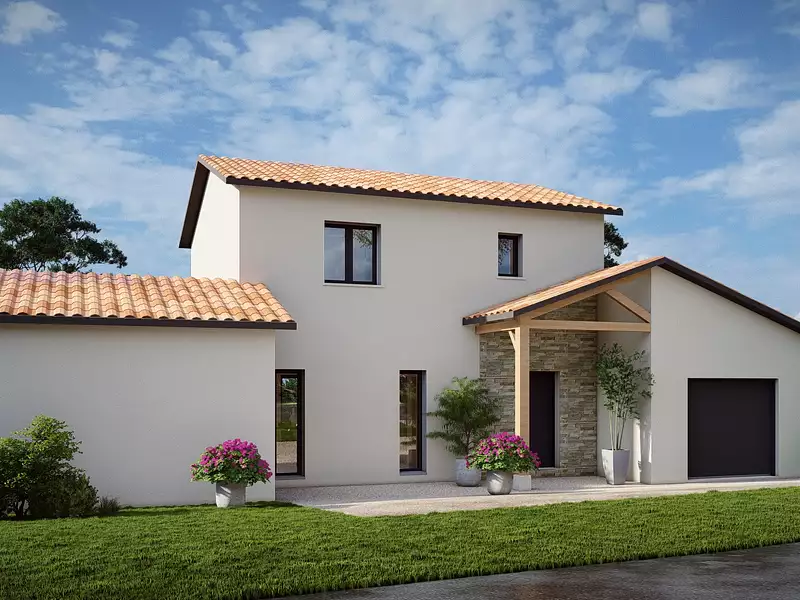 Maison neuve, 110 m² - Lugny (71260)