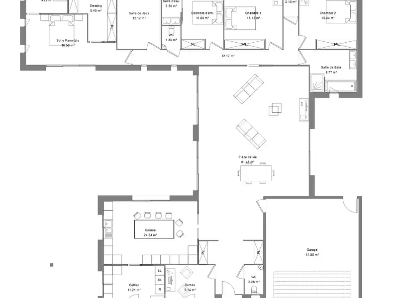 Maison neuve, 240 m² - Châteauroux (36000)