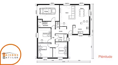 Maison neuve, 99 m²