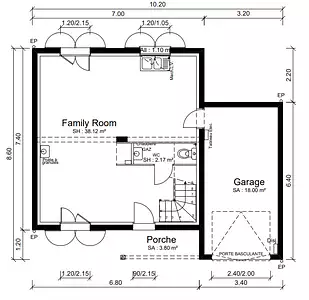 Maison neuve, 79 m²