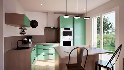 Maison neuve, 91,51 m²