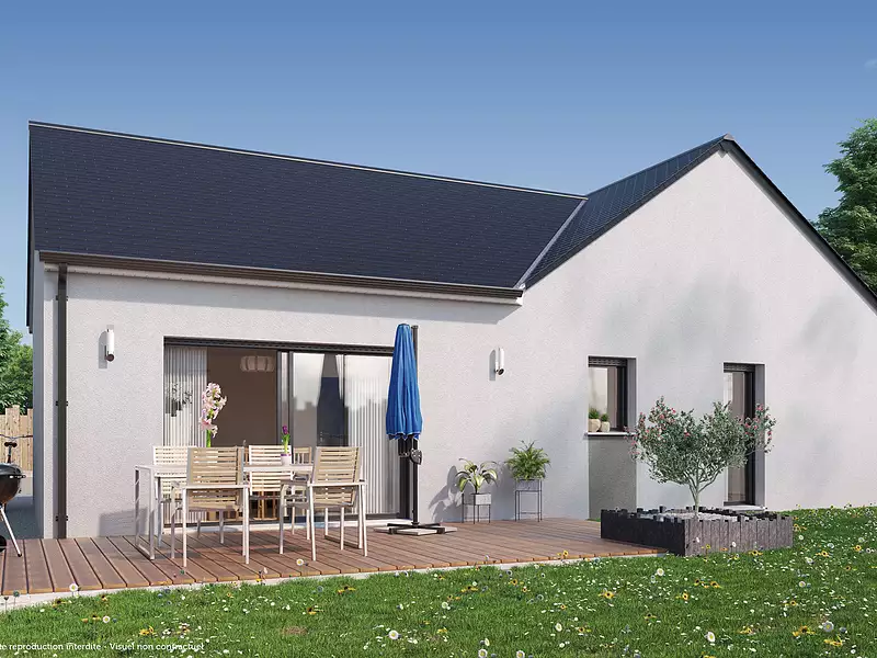 Maison neuve, 83 m² - Saint-Aubin-d'Aubigné (35250)