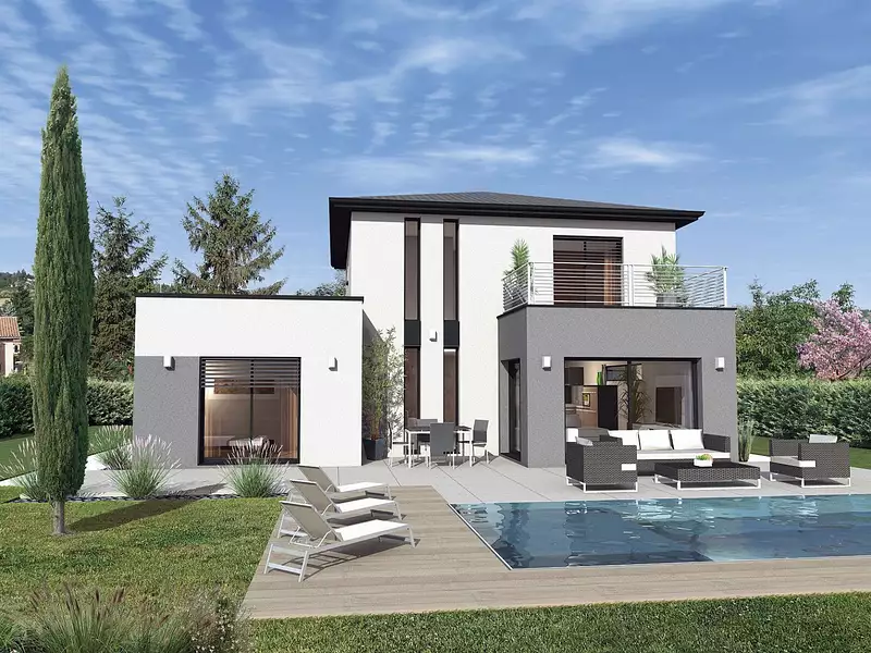 Maison neuve, 123 m² - Grigny (69520)