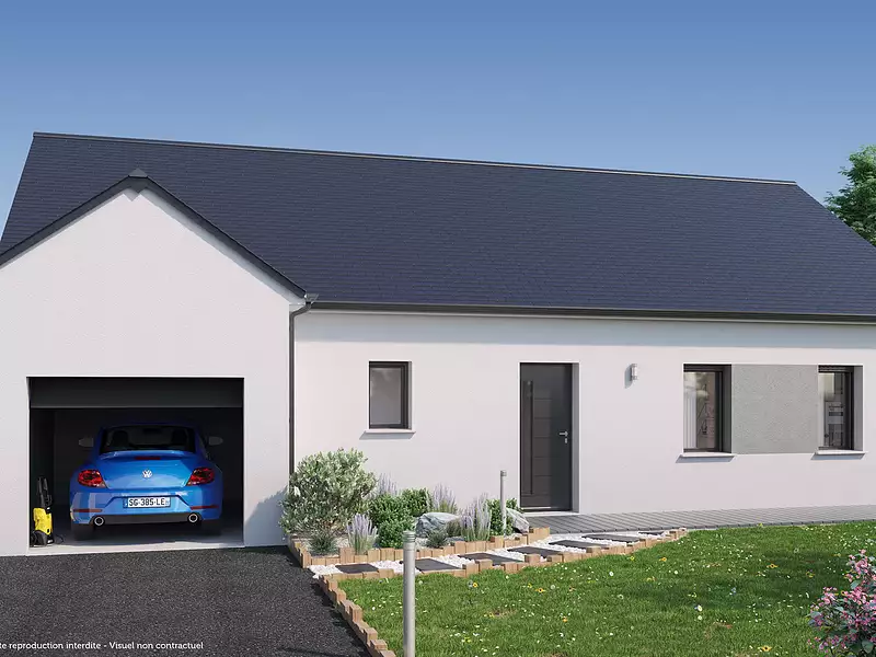 Maison neuve, 86 m² - Chanteloup (35150)