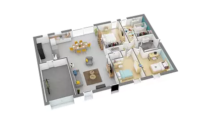 Maison neuve, 104 m²