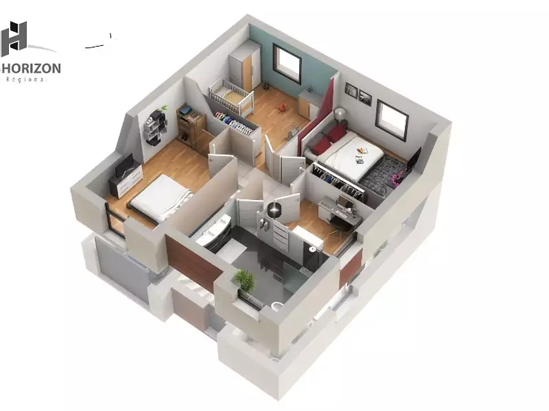 Maison neuve, 115 m² - Vantoux (57070)