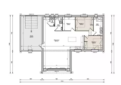 Maison neuve, 95 m²