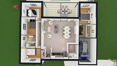 Maison neuve, 100 m²