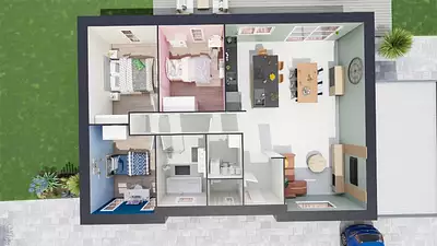 Maison neuve, 93 m²