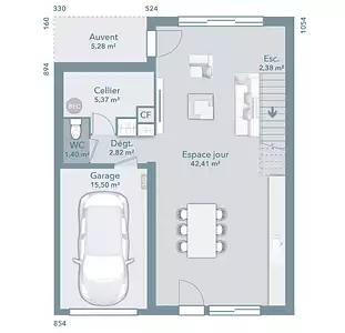 Maison neuve, 105 m²