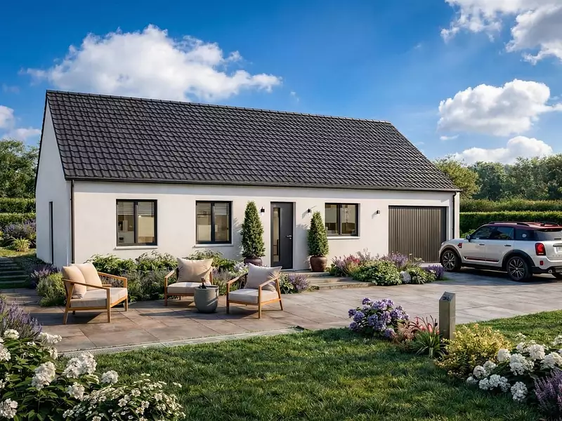 Maison neuve, 89 m² - Apremont (70100)