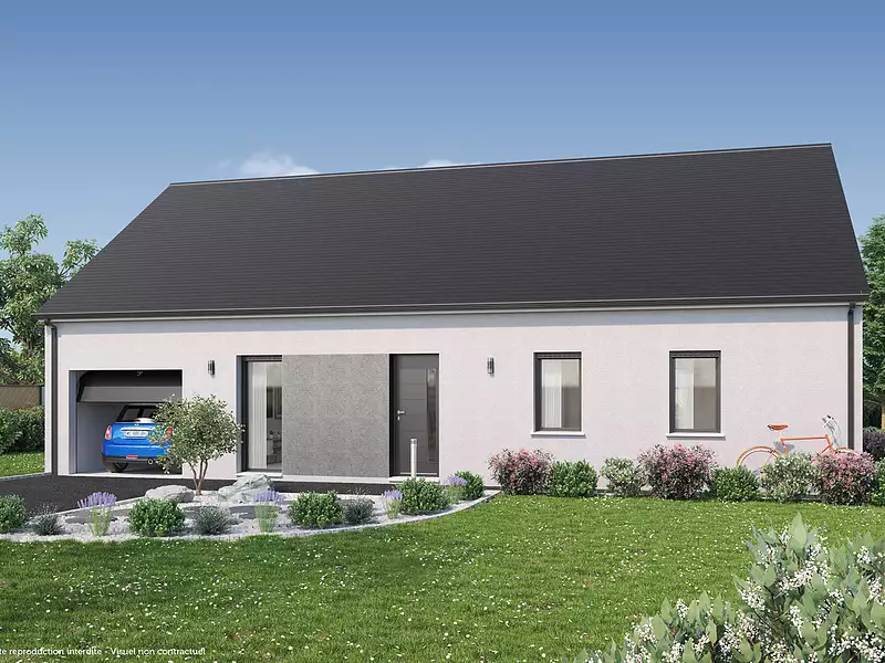 Maison neuve, 104 m² - Pipriac (35550)