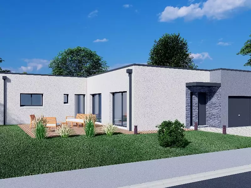 Maison neuve, 126 m² - Vallères (37190)