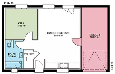 Maison neuve, 90 m²