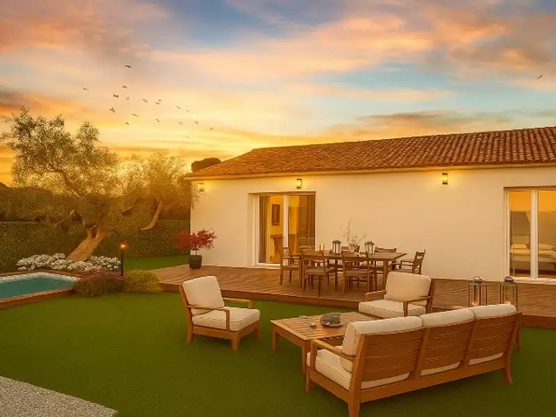 Maison neuve, 80 m² - Camps-la-Source (83170)