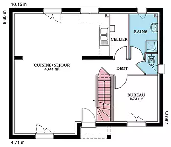 Maison neuve, 94 m²