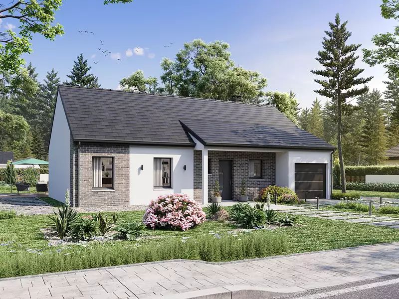 Maison neuve, 88,19 m² - Londinières (76660)