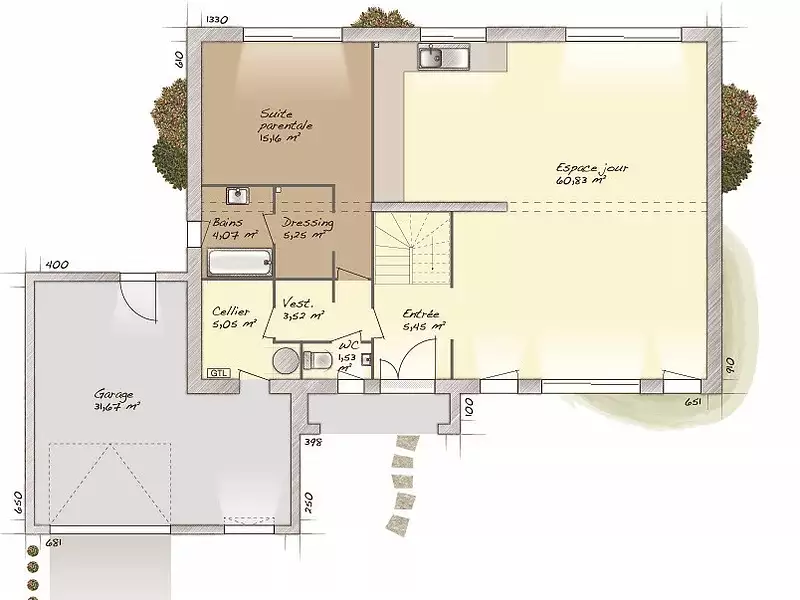 Maison neuve, 200 m² - Fresne-le-Plan (76520)