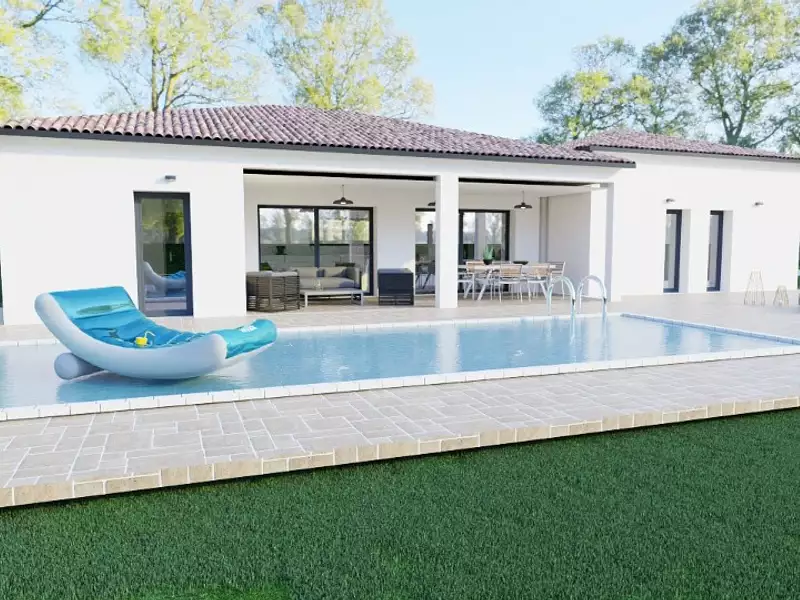 Maison neuve, 115 m² - Labastide-de-Virac (07150)