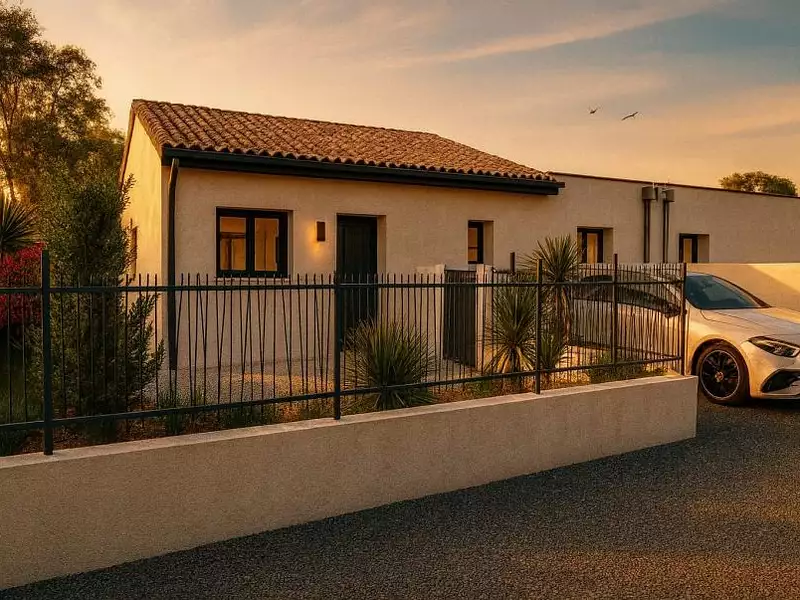 Maison neuve - Sauvian (34410)