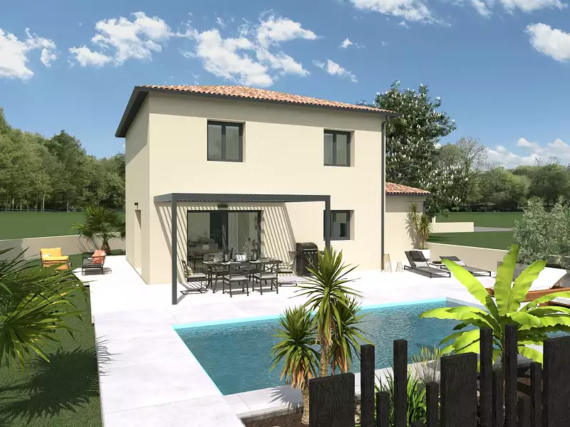 Maison neuve, 90 m² - Sainte-Euphémie (01600)