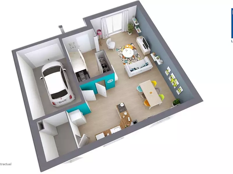Maison neuve, 97 m² - Saint-Vrain (91770)