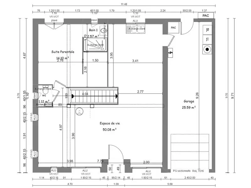 Maison neuve, 115 m² - Carpiquet (14650)