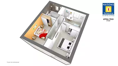 Maison neuve, 74 m²