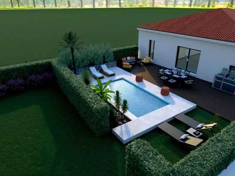 Maison neuve - Bagard (30140)