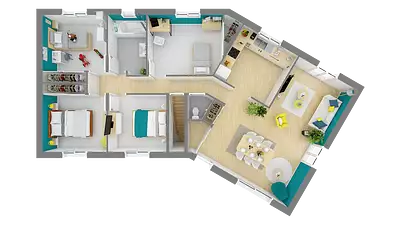 Maison neuve, 92 m²