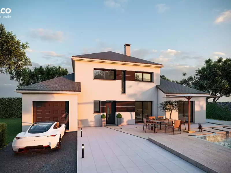 Maison neuve, 125 m² - Morgny-la-Pommeraye (76750)